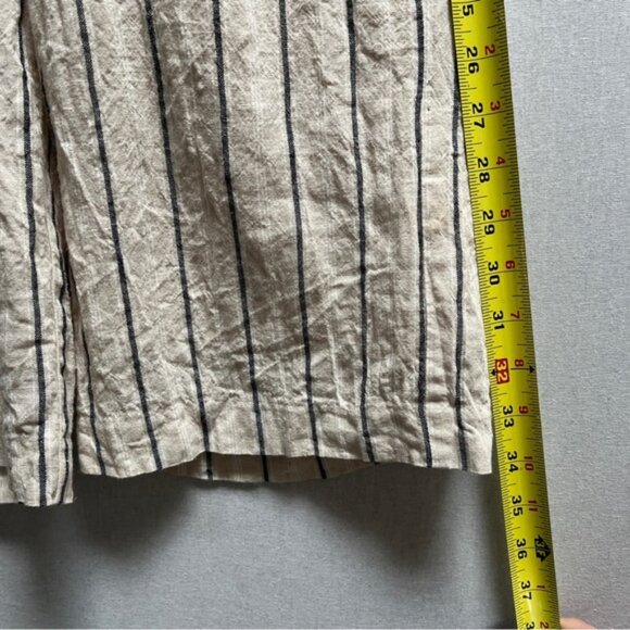 Gentle Fawn Arthur Linen tie back stripe jumpsuit Sz 2 - Picture 13 of 16